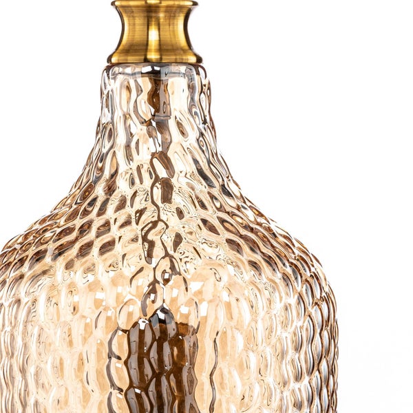 Lindby Pendelleuchte Drakar (Retro, Vintage Antik) in Creme aus Glas (3 flammig E27) - Hängelampe Esstischlampe Hängeleuchte Wohnzimmerleuchte