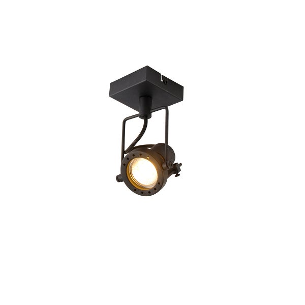 Industrieller Smart Spot schwarz inkl. WiFi GU10 - Suplux