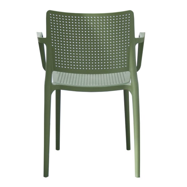 Modulares gelbes Stoff-Lounge-Sofa bestehend aus mehreren gepolsterten Elementen und einem passenden Hocker.