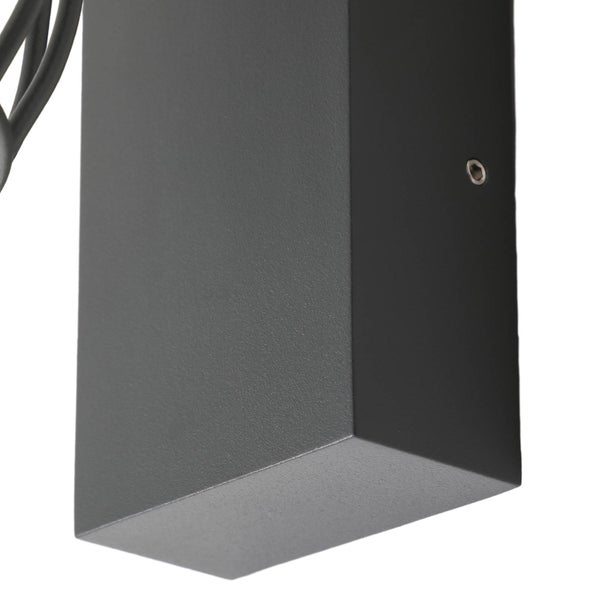 Lucande Wandleuchte außen Chandan (spritzwassergeschützt (Modern) in Schwarz aus Aluminium (1 flammig, E27) - Außenwandleuchten Wandlampe Led Außenlampe Outdoor für Außenwand/Hauswand