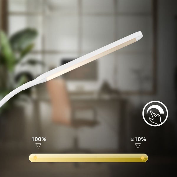 LED Stehlampe LED Stehleuchte Standleuchte Dimmbar Touch Warmweiß Schwenkbar