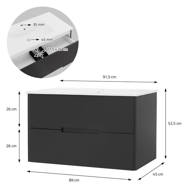 Roter Kippbehälter für Gabelstapler