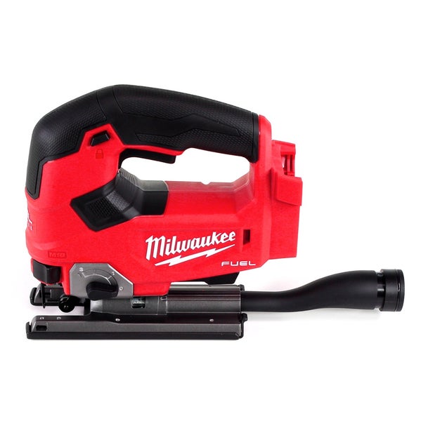 Milwaukee Akku-Stichsäge M18 FUEL mit Bügelgriff, rot-schwarz, ohne Akku.