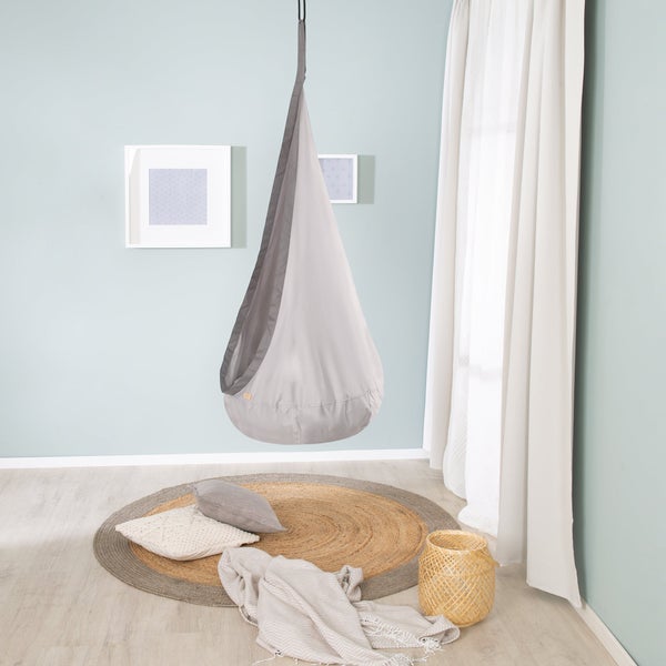 ROBA Hängesack für Kinderzimmer oder Outdoor - Grau