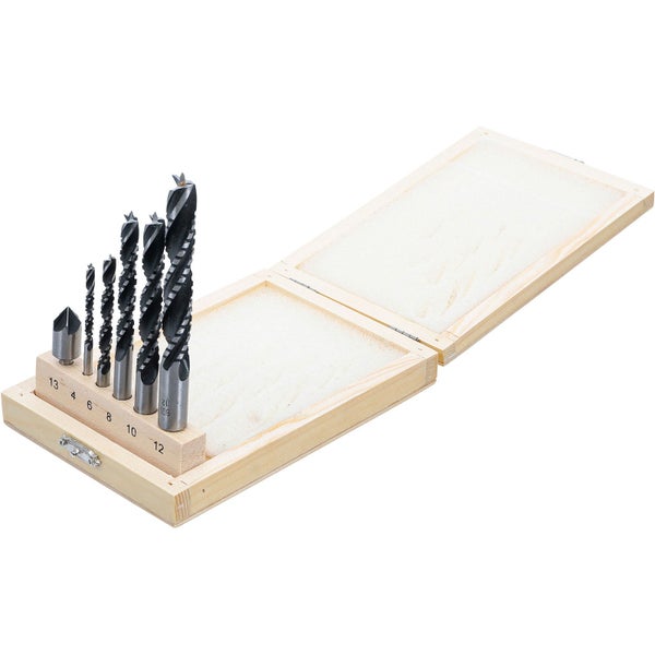 BGS Holzkronen-Fräsbohrer-Satz 4 - 12 mm 6tlg. - 50401