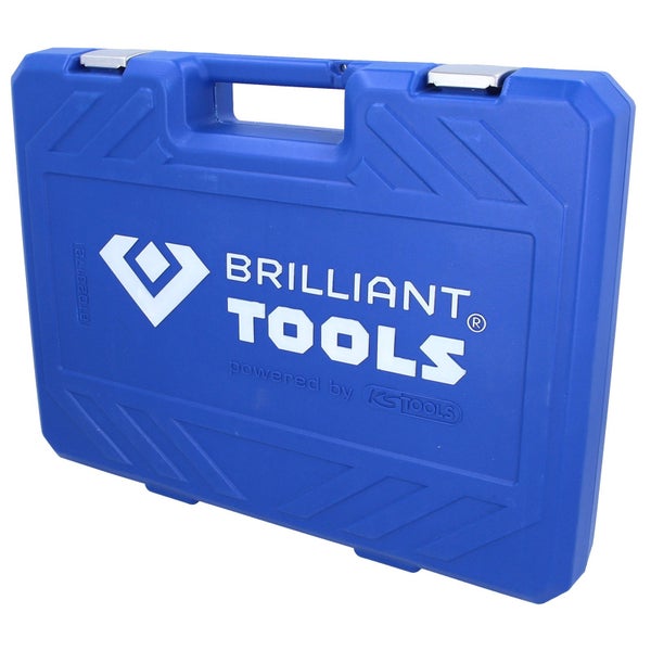 BRILLIANT TOOLS Steckschlüssel-Satz 172tlg. 1/4 3/8 1/2 - BT023172