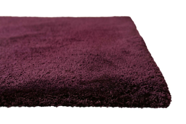 Teppich Bordeaux Rot Hochflor Pisa Homie Living 80x150 cm