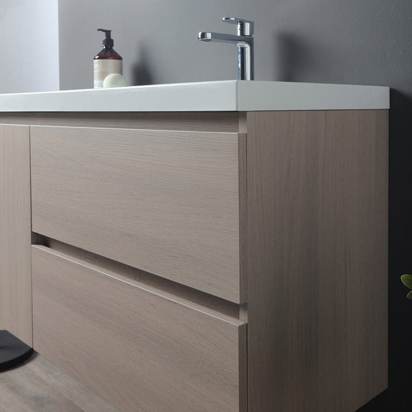 Waschtischunterschrank mit Auszügen und Waschtisch