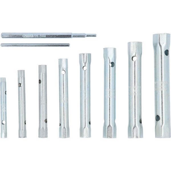KS TOOLS Rohrsteckschlüssel-Satz 10tlg. 6 x 7 - 20 x 22 mm - 518.0900