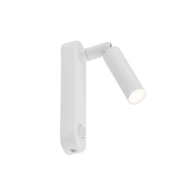 Weiße LED Wandleuchte mit Schalter