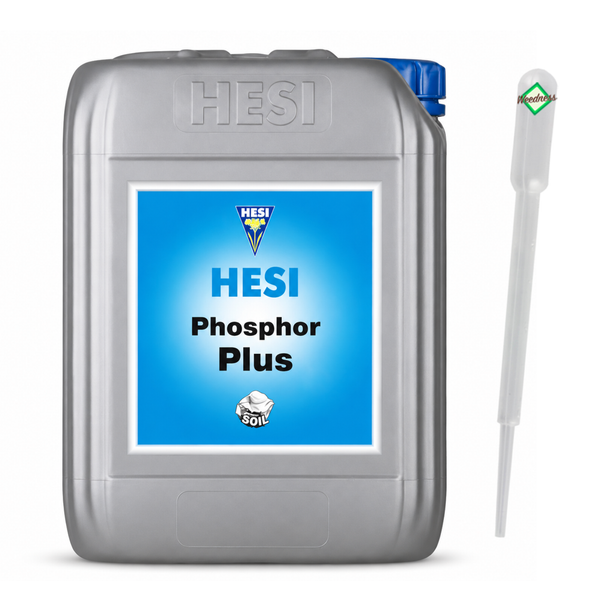 Hesi Phosphor Plus Pflanzendünger im Kanister mit Dosierpipette für Bodenanbau