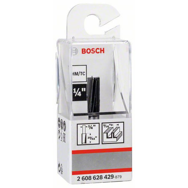 Bosch Nutfräser HM mit 1/4 Zoll Durchmesser in Verpackung