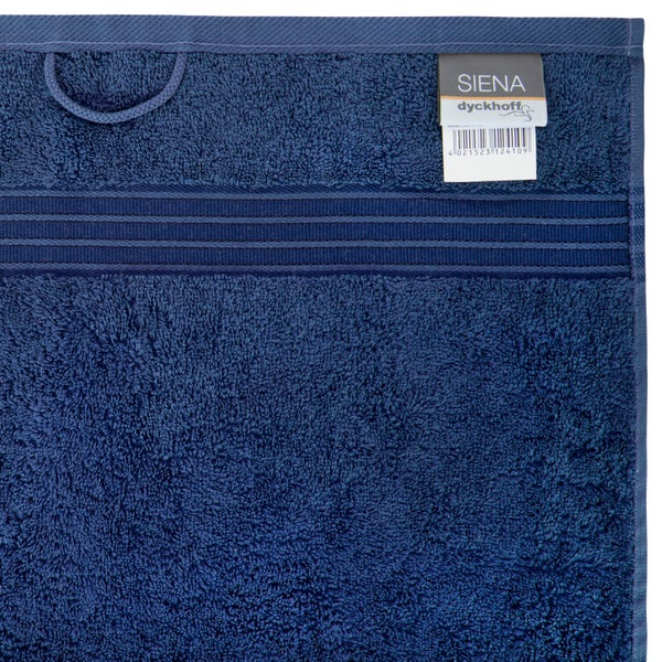 Dyckhoff Badvorleger Siena tintenblau, 50 x 75 cm