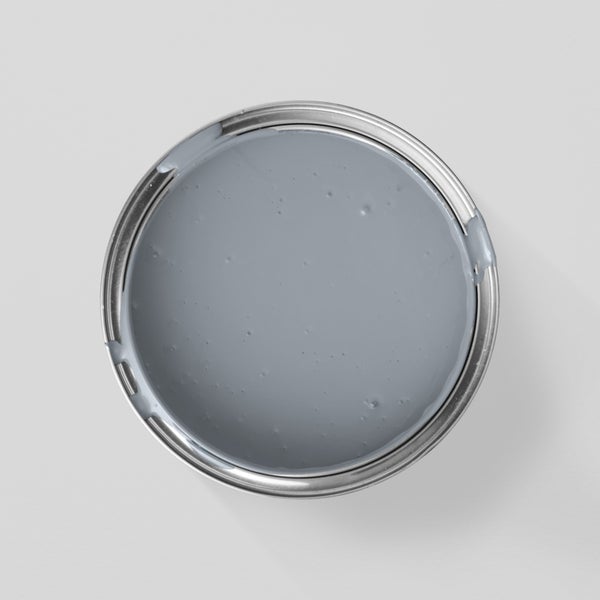MissPompadour extramatte Wandfarbe 2.5L Grau mit Grau - sehr hohe Deckkraft - geruchsneutrale, spritzfreie Farbe - atmungsaktive, wasserbasierte Innenfarbe/Deckenfarbe - Die Wertvolle
