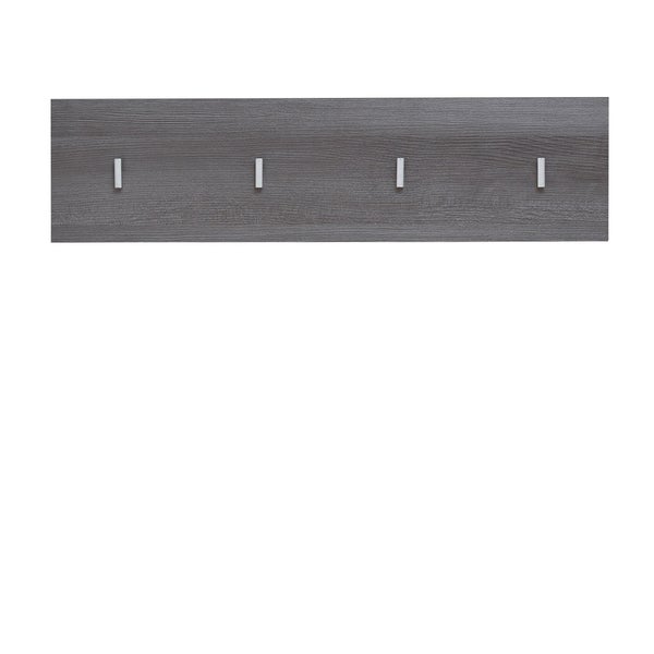 LineGD Garderobe Paneel rauchsilber. 80 X 2 X 21 cm