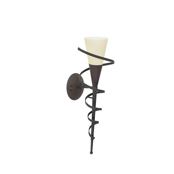 Wandleuchte mit spiralförmigem Design