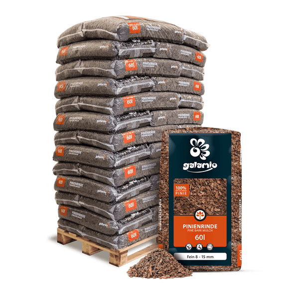 Galamio Rindenmulch Pinie Fein 60l x 39 Sack 2340l Palette