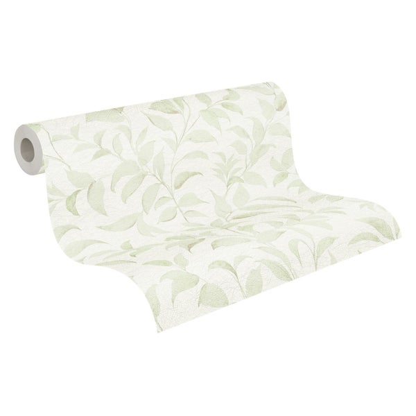 Tapetenrolle mit Blattmuster