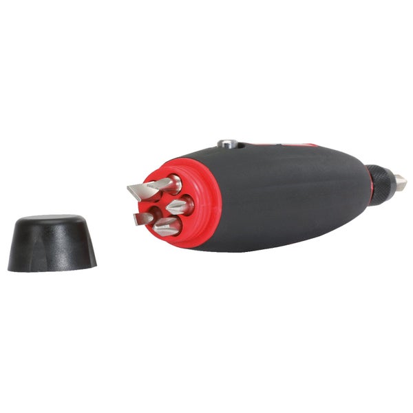 Mehrschraubendreher mit mehreren Bits und Schutzkappe