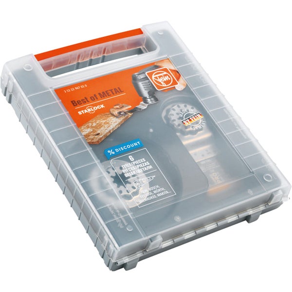 Fein Starlock oszillierendes Sägeblatt Set für Metall in Aufbewahrungsbox