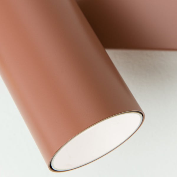 Detailansicht einer zylinderförmigen Leuchte