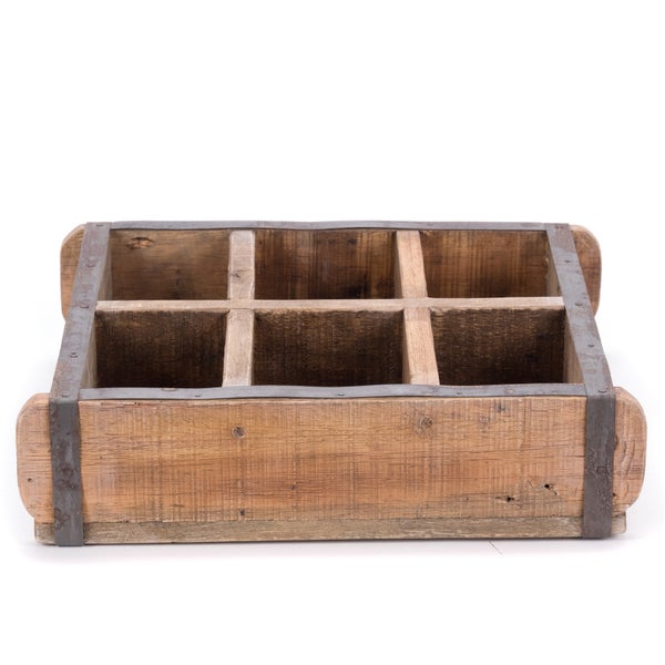 Holzkiste Brick Massivholz, Ziegelform