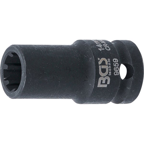 BGS technic Steckschlüssel Einsatz Vielzahn 14 Millimeter
