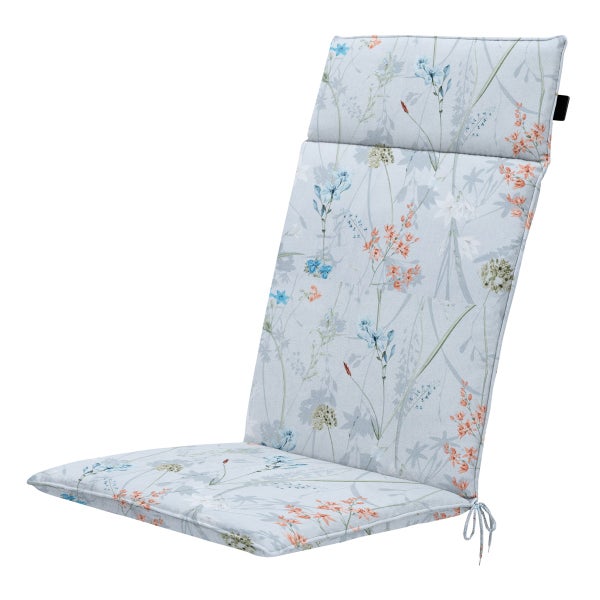 Hochlehnerauflage Hochlehner Donna Azur Canvas Eco+ - Ca. 120x50 cm - 4er-Set