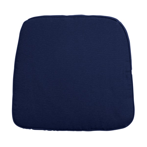 Sitzkissen Korbgeflecht Panama indigo - ca. 48x48 cm - 4er-Set