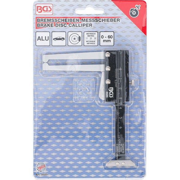 BGS Technic Logo Tiefenmaß mit Messskala