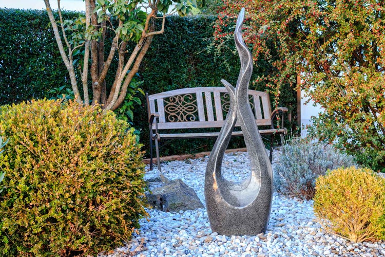 Solar Gartenbrunnen FoCurved Solar 133 cm Led 10970