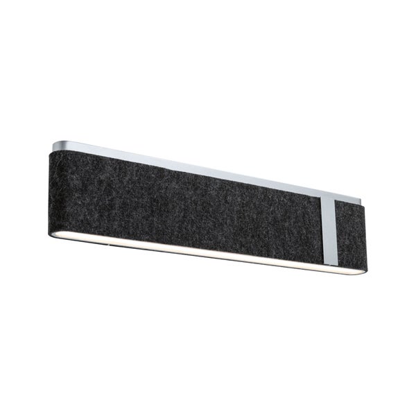 Wandleuchte aus Filz und Metall