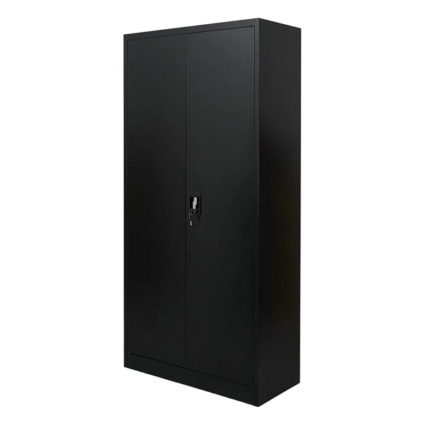 PROREGAL Mega Deal 3x Flügeltürenschrank ELEPHANT HxBxT 185 x 90 x 40 cm 4 Fachböden Schwarz