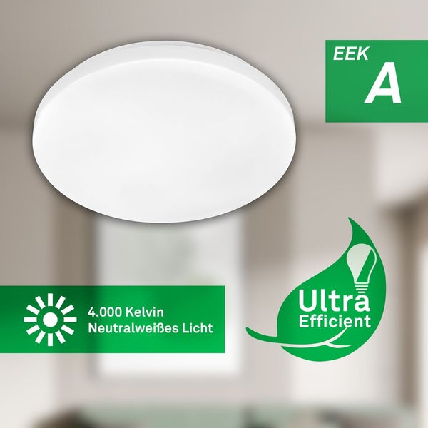 LED Deckenlampe Deckenleuchte Wohnzimmer Effizienzklasse A Flur