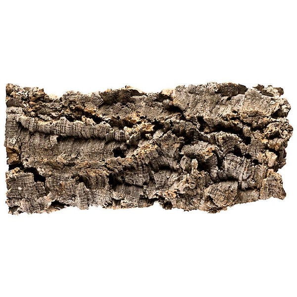 Naturkorkrinde mit stark strukturierter Oberfläche für Terrarien oder Dekoration.