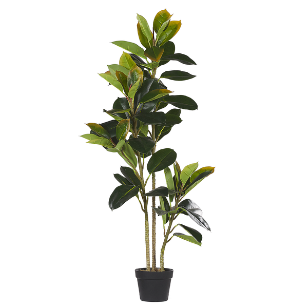 Kunstpflanze FICUS ELASTICA 134 cm Grün
