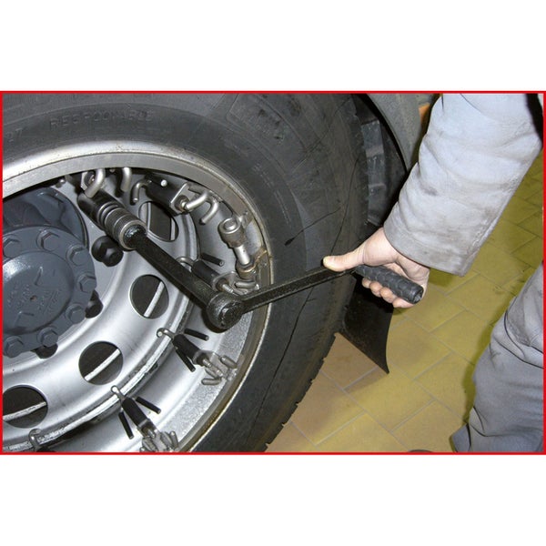 Ventilführungsdichtungs-Werkzeugsatz in einem geöffneten blauen Koffer