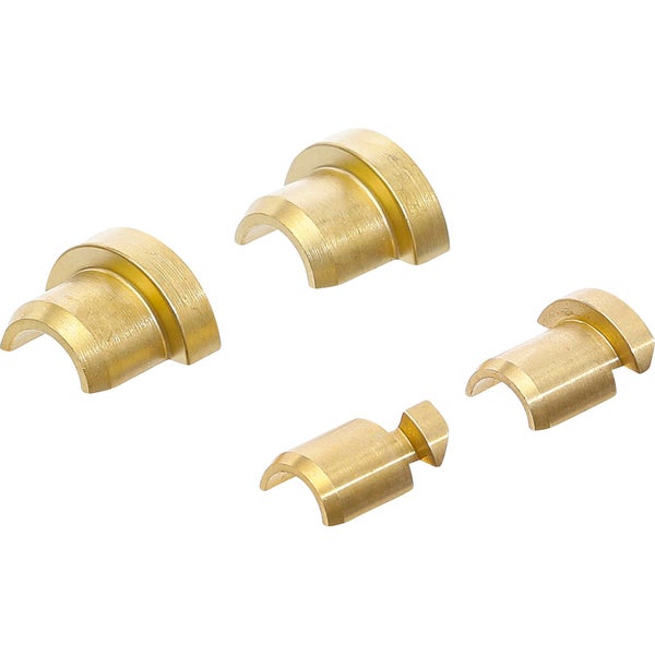 Messingbuchsen, vier Stück