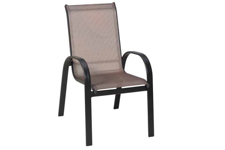 Gartenstuhl mit Armlehne und Textilbespannung
