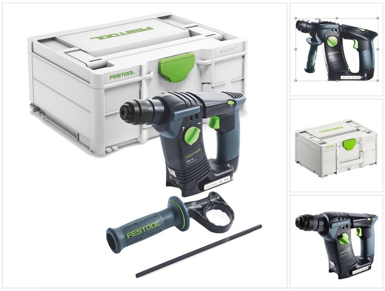 Festool BHC 18-Basic Akku Bohrhammer 18 V 1,8 J SDS Plus Brushless ( 577600 ) + Systainer - ohne Akku, ohne Ladegerät ( Nachfolger von 576511 )