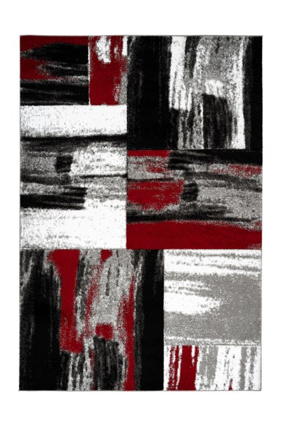 Kurzflor Teppich Sumiko Rot Modern 160 x 230 cm