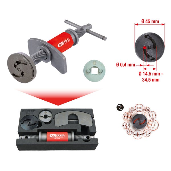 KS TOOLS Universal Bremskolben-Rückstell-Werkzeug-Satz 4tlg. - 150.1965