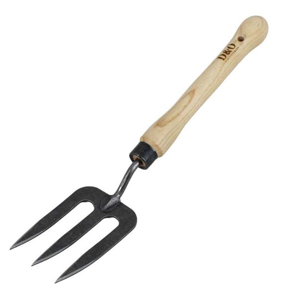Pflanzgabel mit Knopfgriff (Holz)