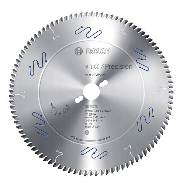Bosch Kreissägeblatt Top Precision Best for Wood, 500 x 30 x 4,4 mm, 60 - 2608642125