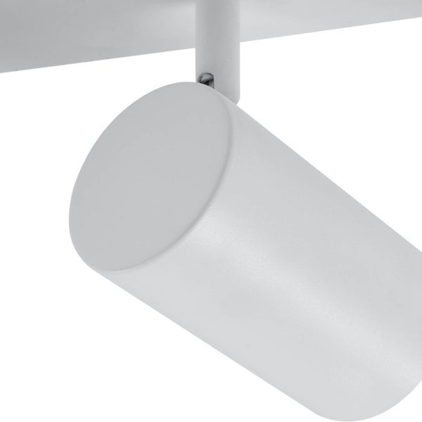 Lindby Strahler Joffrey (Modern) in Weiß aus Metall (4 flammig, GU10) - Deckenlampe Deckenleuchte Lampe Spot Wohnzimmerleuchte