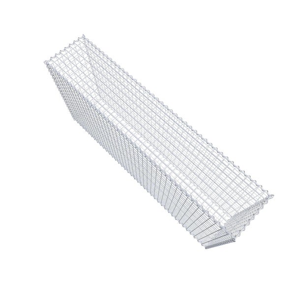 Gabione 200 cm x 100 cm x 40 cm (L x H x T), Maschenweite 5 cm x 5 cm, Spirale