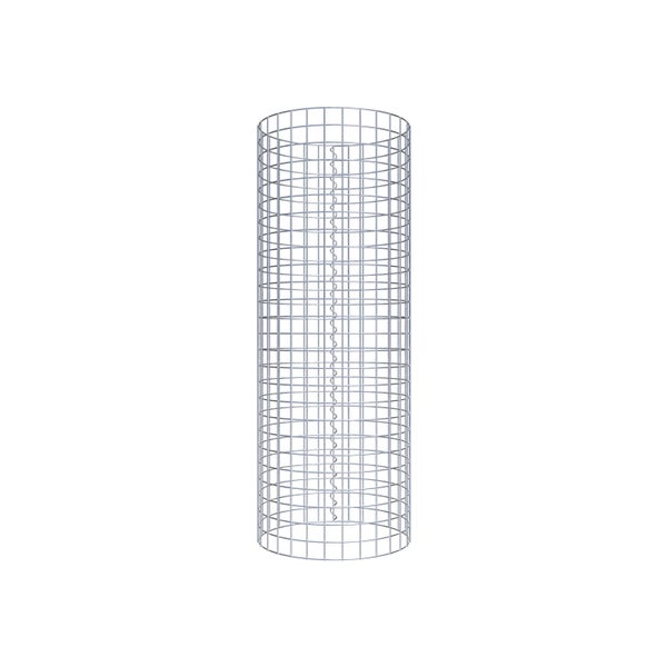 Gabionensäule Durchmesser 47 cm MW 5 x 5 cm rund - Höhe: 130 cm