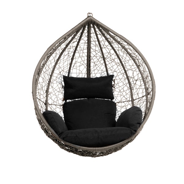 Home Deluxe Hängesessel CIELO - Schwarz,  Nur Korb