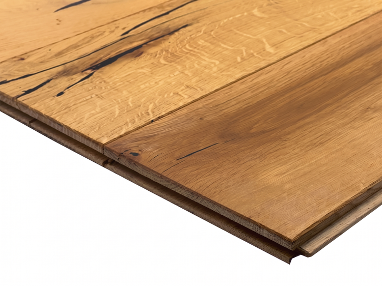 Massivholzdiele Eiche Rustikal RM geschliffen naturgeölt 2200 x 140 x 20 mm