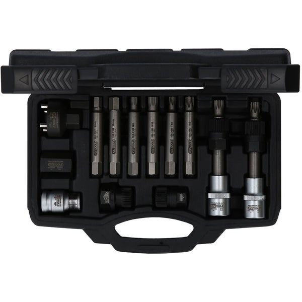 KStools Bit- und Nüsse-Set in schwarzem Kunststoffkoffer